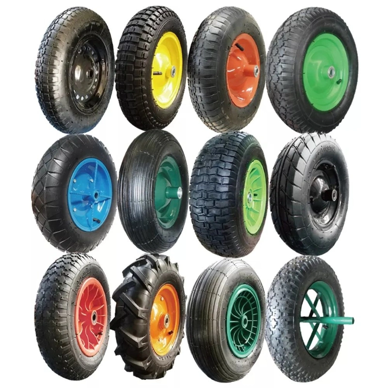 10 Inch 4.10/3.50-4 Pneumatic Rubber Wheel for Trolley