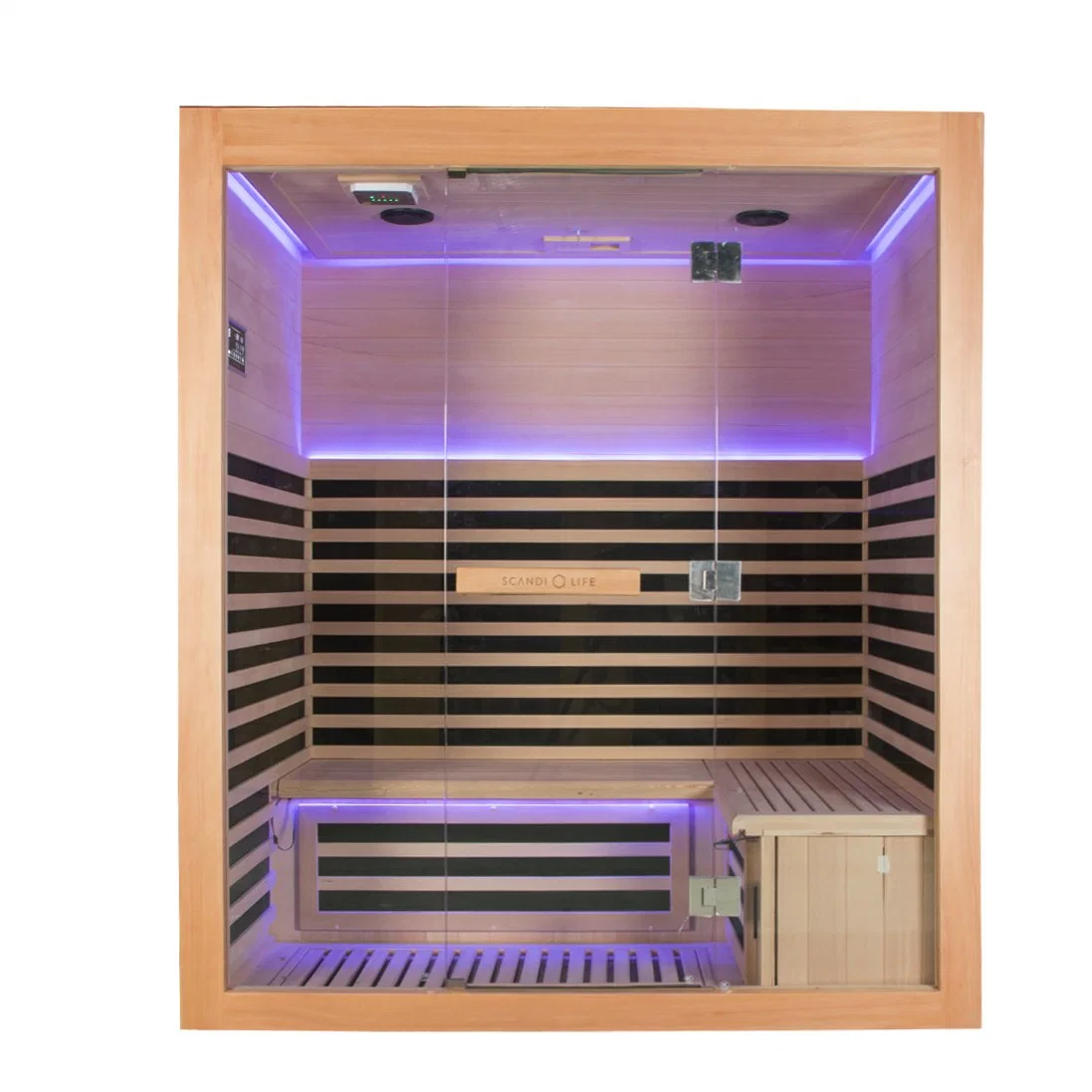 2-3 Person Wooden Mini Home Sauna Dry Sauna Room