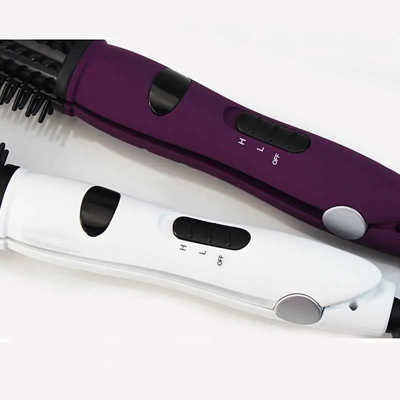 Anti-Ironing Roll Straight Dual Purpose Ceramic Anion One Step Hair Dryer Comb Curling Iron