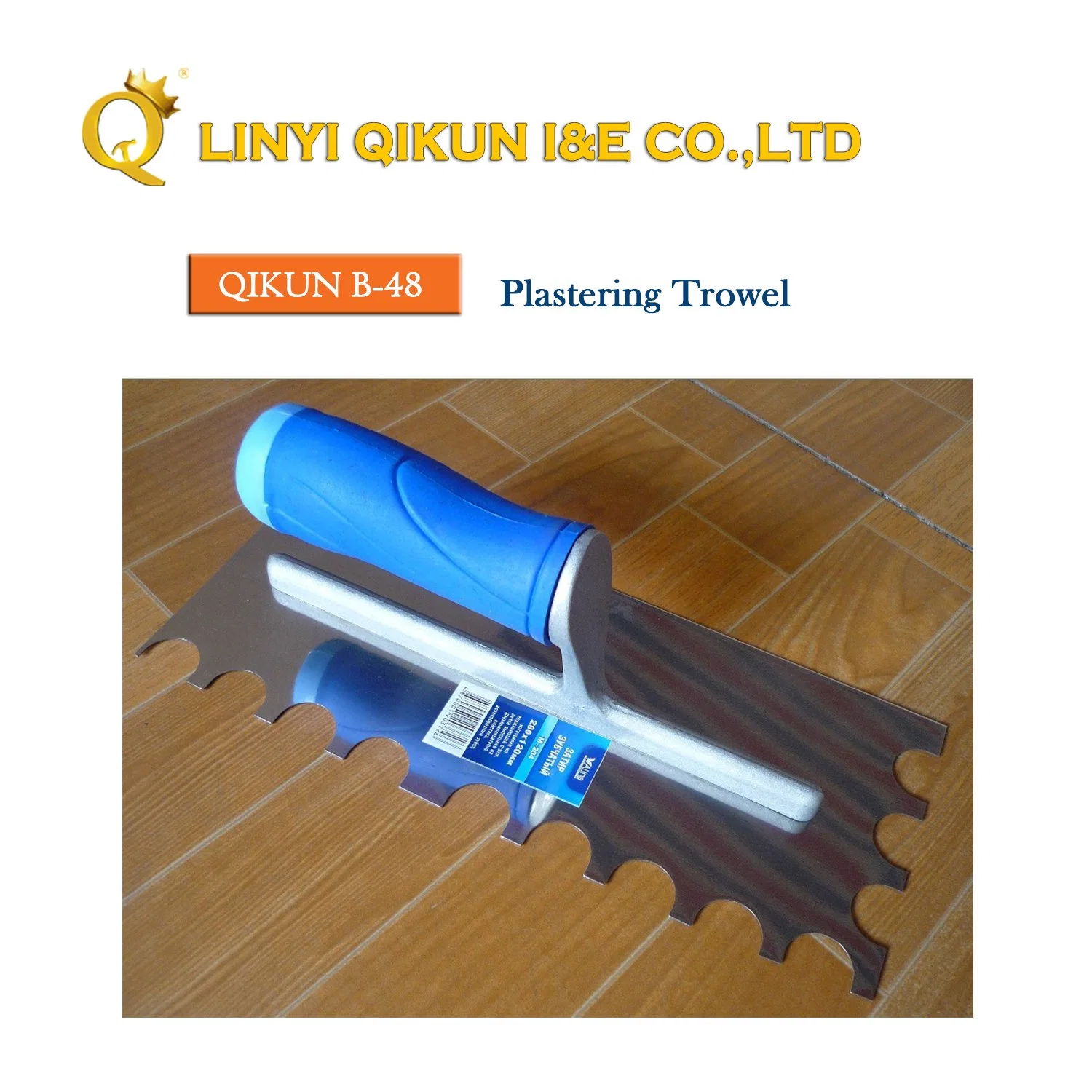 B-45 Construction Decoration Paint Hand Tools Plastic Handle Normal Polished Plastering Trowel