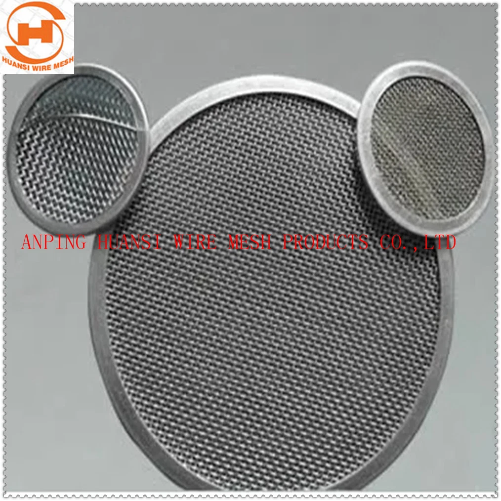 Spot Welded or Edging Woven Wire Mesh Filter Discs