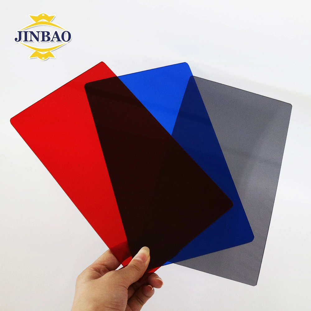 Jinbao Acrylic Cast Double Layers Colors Furniture Clear Acrylic Opal Acrylic Sheet for Light Box