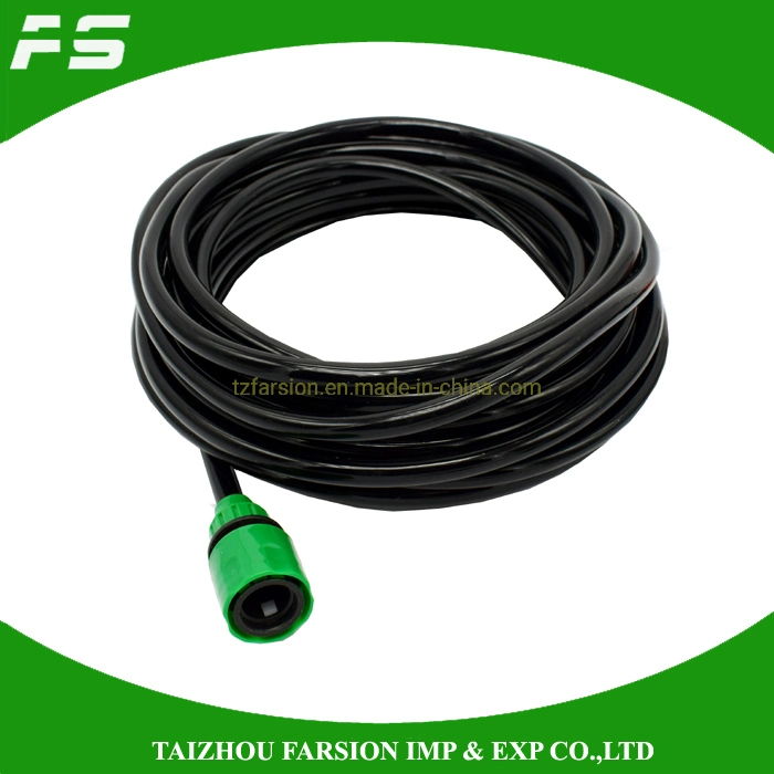 L'irrigation tête sprinkleur Support du connecteur de jardin avec filetage femelle 1/2 pouce &amp; 110cm Flexible d'irrigation 8/12mm