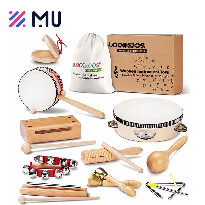 Wholesale Hot Musical Instruments Set Educational Wooden Toy for Kids