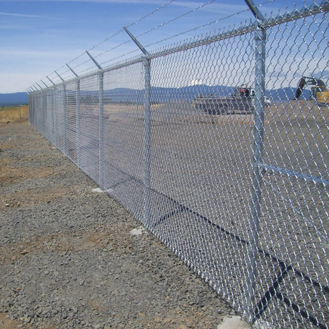 Usine de vente en gros acier galvanisé chaîne maillage de filet matériau de clôture.