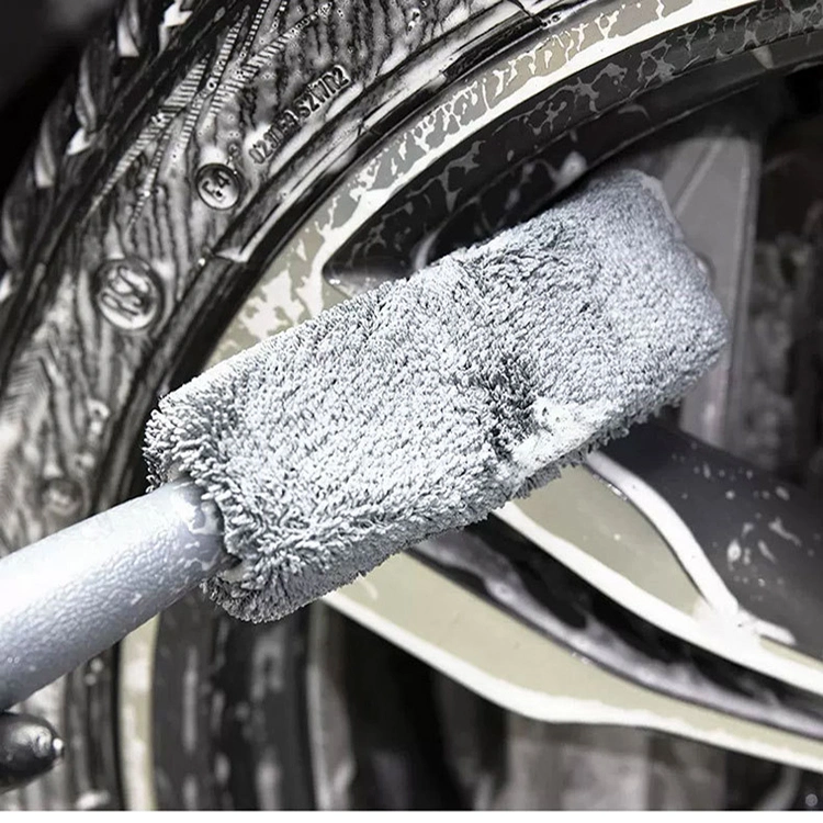 Mikrofaser Langen Griff Reifen Bürste Auto Wasch Reinigung Micro Fiber Werkzeug
