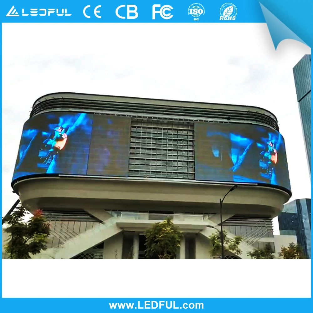 Outdoor Curtain Window TV Glass LED Panels Mesh Display Transparent LED Screen