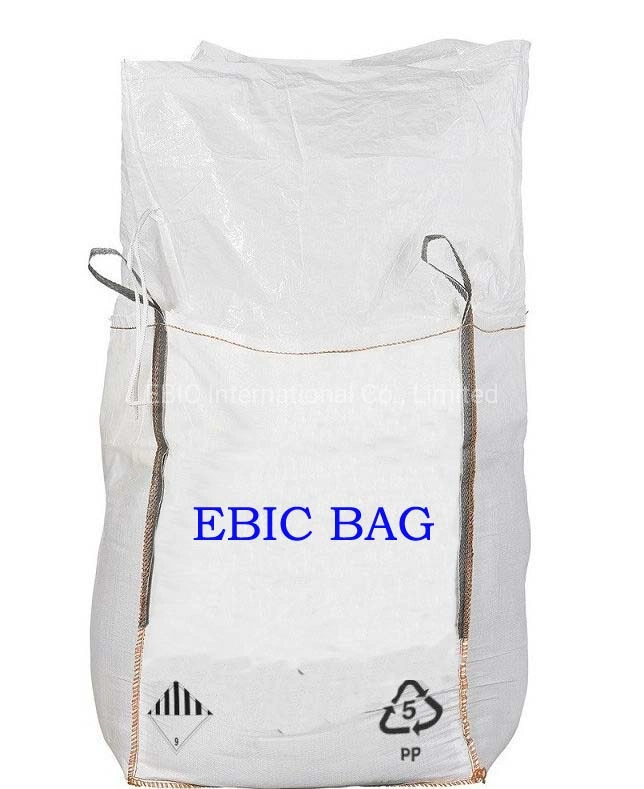 PP Building Sand Fertilizer Cement Baffle Super Sack Ton Jumbo Bulk Ventilated Firewood Mesh Packing Woven Big Bag