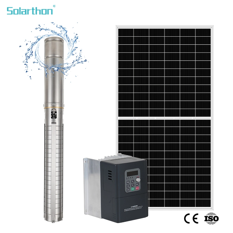 Solar Pump DC 100m Deep Well Solar Water Pump Submersible Water Pump Solar System for Agricultural Irrigation