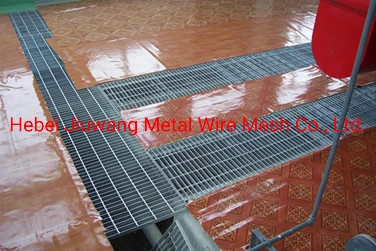 Hot DIP Galvanized Heel Guard Grating-Singapore Hot Sale Trench Grating Steel Drainage Cover Floor Drain Cover