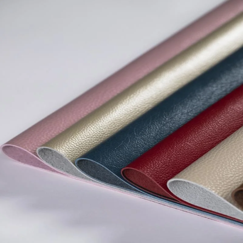 Переработанных Huafon ткань из микроволокна имитация PU синтетических фо искусственного быть Веганом кожаный диван сумка из натуральной кожи для бумажника производителем одежды зерноочистки