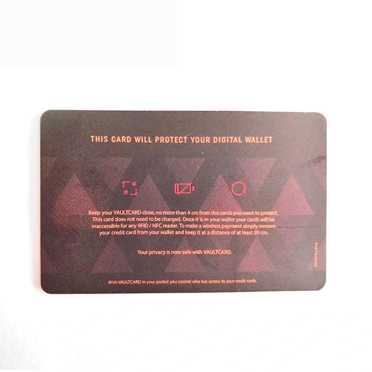 Factory Price Credit Card Protector RFID NFC Blocking Card