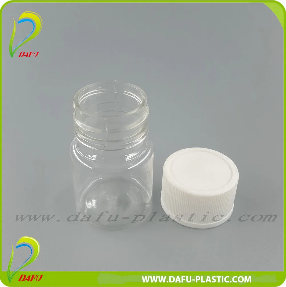 30ml Pet Plastic Pill Tablet Vitamin Bottle with Screw Cap