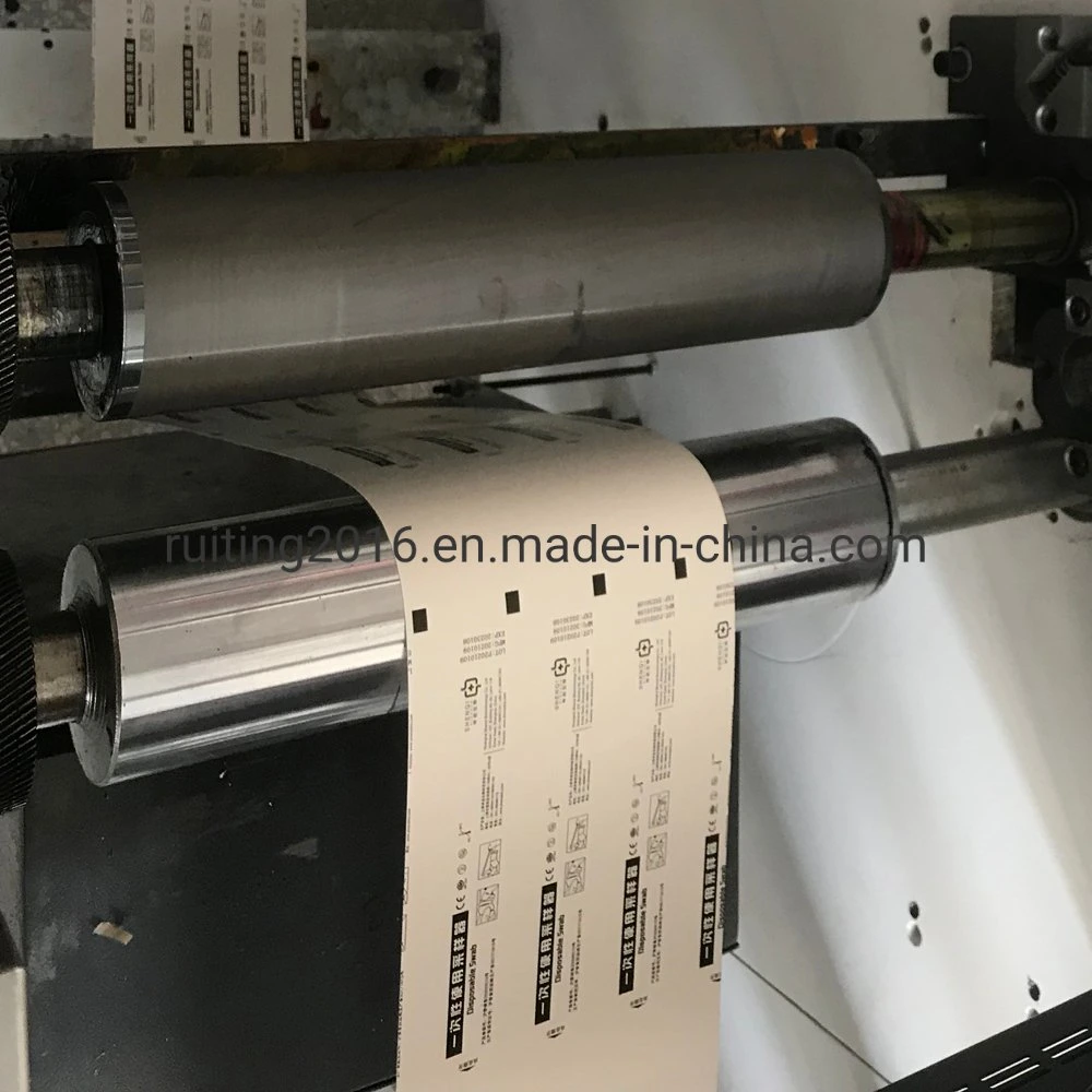 Rtyt-420 Sale Colourful Paper Flexographic Printer Self Adhesive Label in Line Plastic Film 3 Color Flexo Printing Machine with Cold Foil Laminating