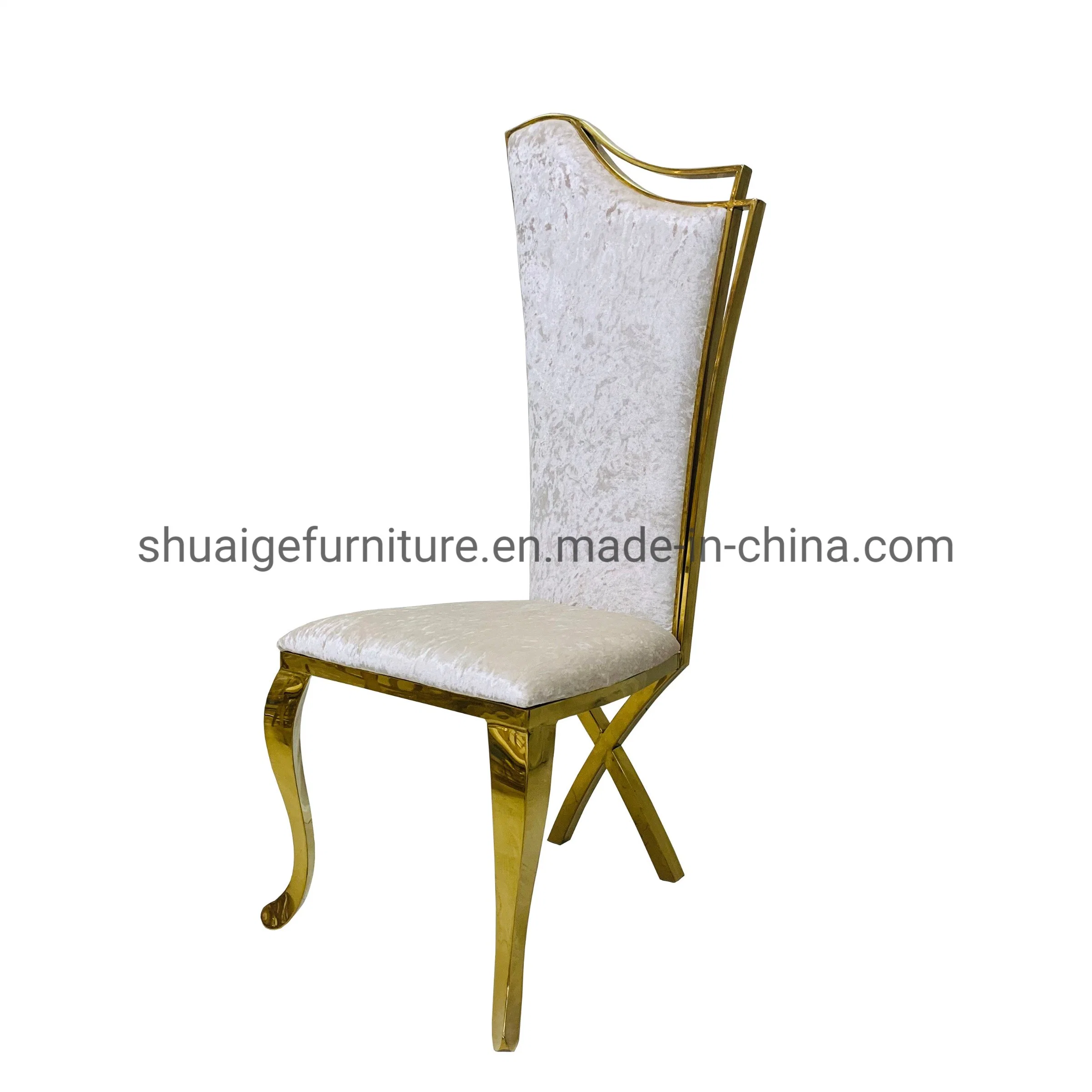 Hot Sale Stainless Steel Gold Chairs for Dining Table