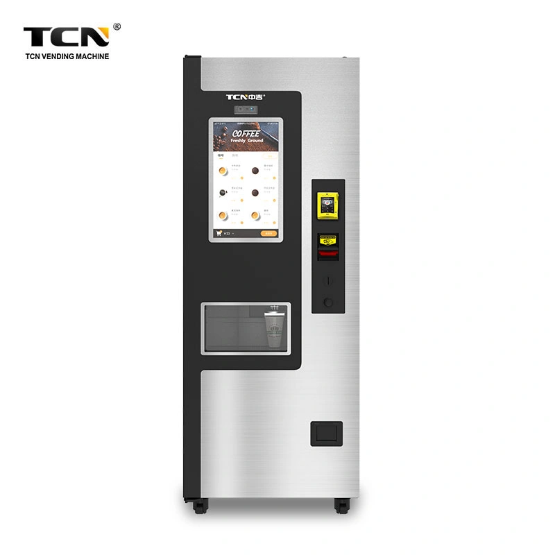 Tcn Combo máquina expendedora de café de máquina expendedora de bebidas y tapas para la venta