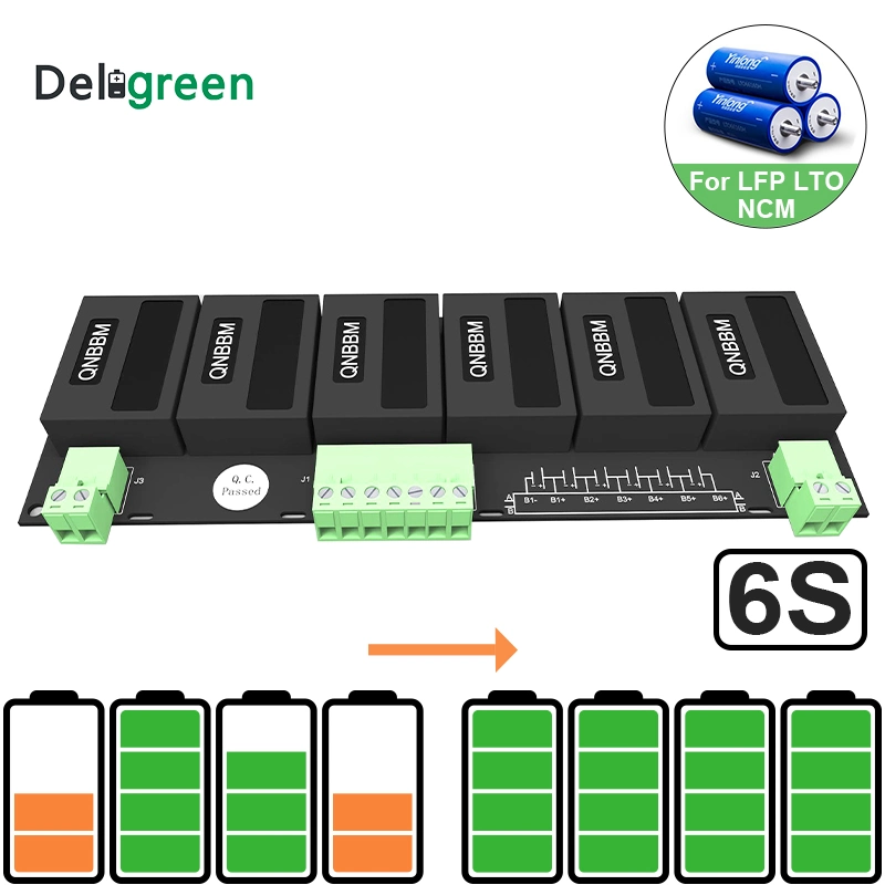 6s Qnbbm Active Balance BMS for Lithium Battery Lto Battery Car Audio