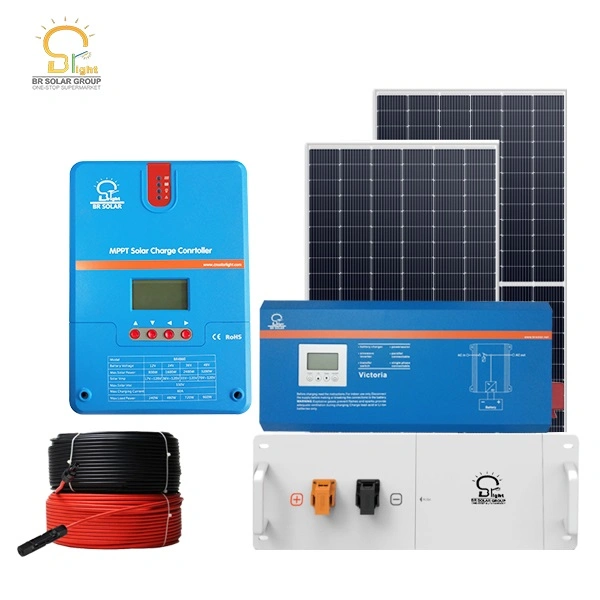 40kVA/25kw/8kw/5kw Solar Customized on/off Grid/Hybrid Home Controller PV Portable Electricity 	Photovoltaic Industrial Lighting Power Panel Home Energy System