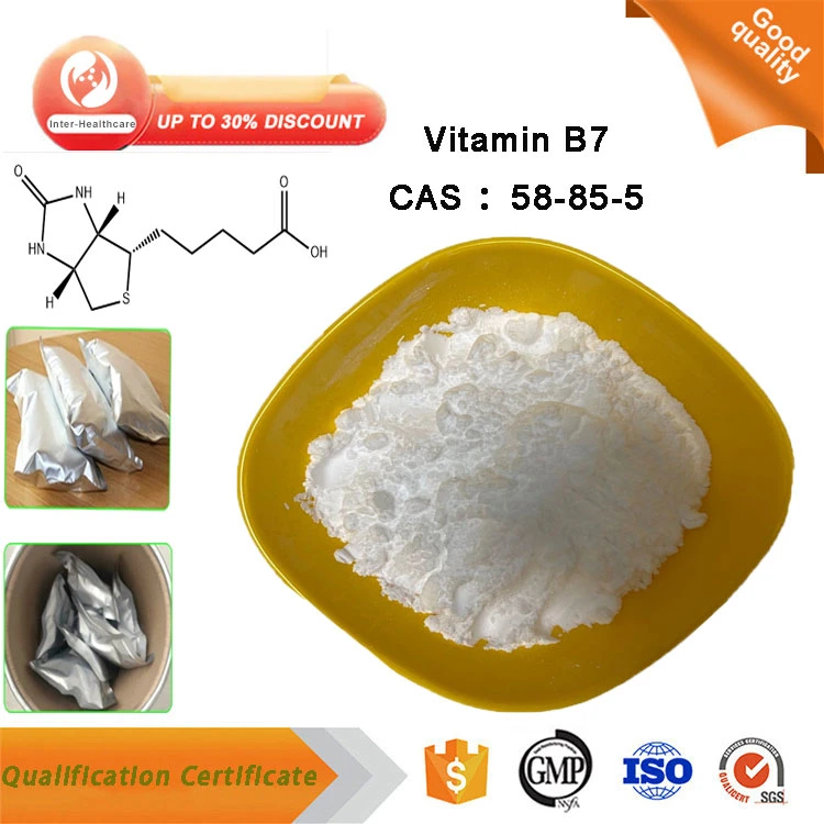 Hot Selling Raw Material Vitamin H/B7 D-Biotin Powder CAS 58-85-5 98% D-Biotin