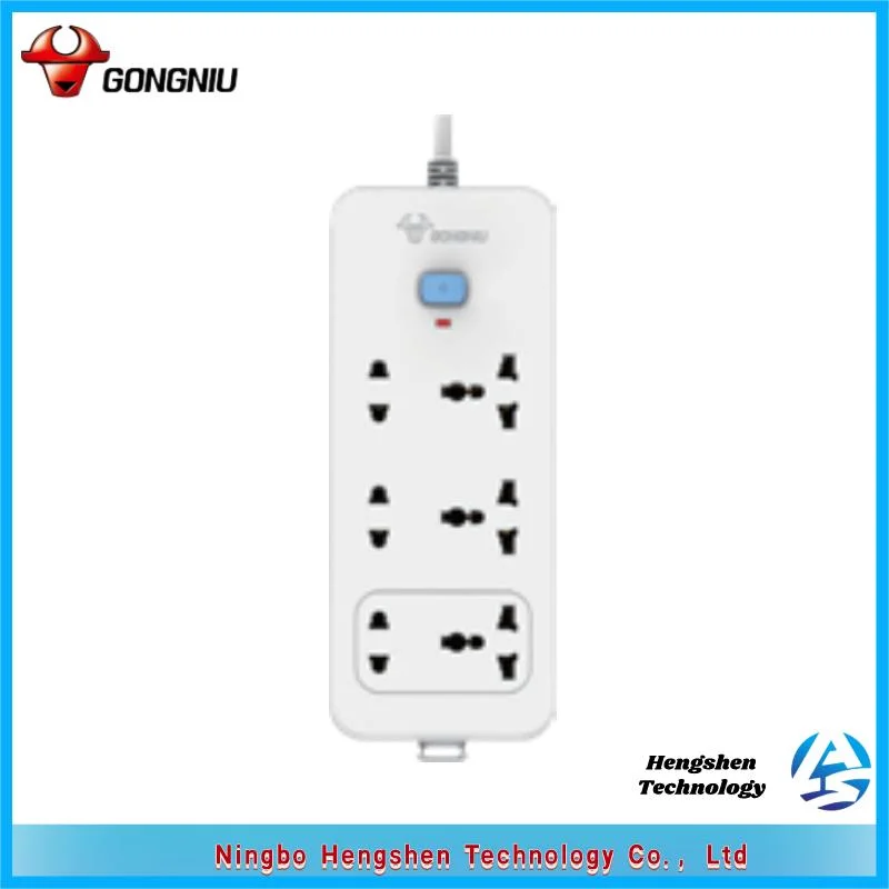 Universal Socket 4 Way Power Switch Socket Electric Expansion Strip Board with Safety Shutter