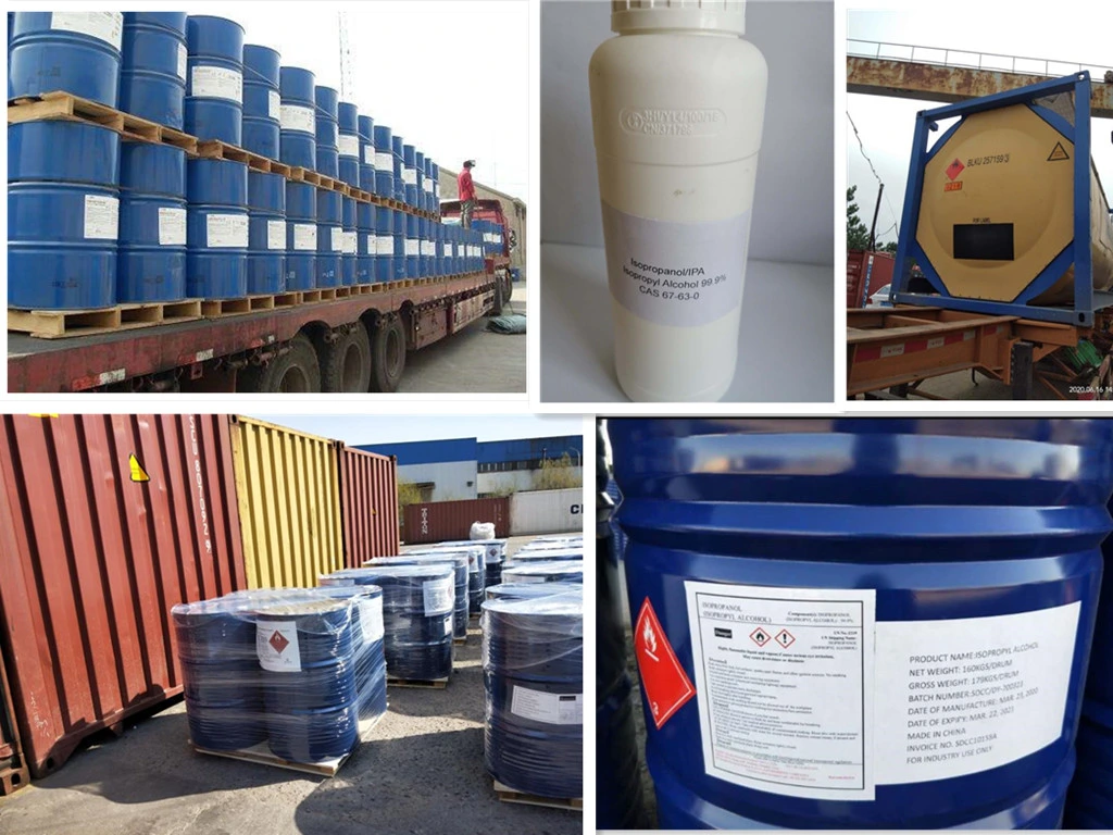 Industry Grade Isopropanol Alcohol (IPA) 99.9% in Barrel From China