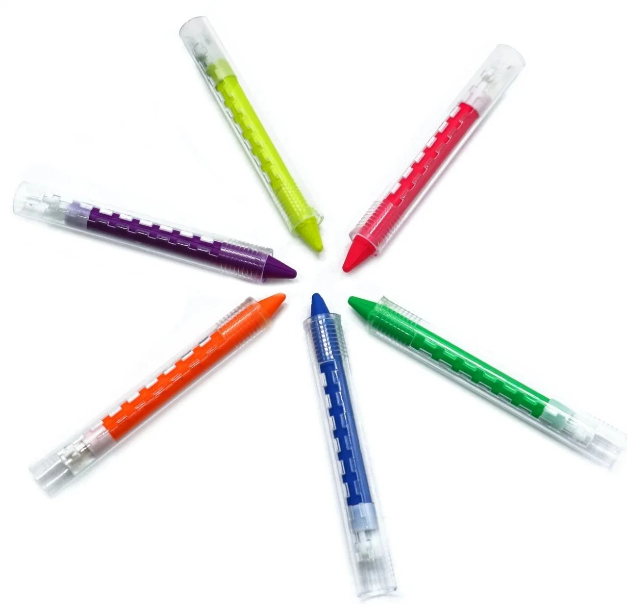 Non-Toxic Easy on and Easy off 10 Colors Face Painting Pens Safe Painting Crayons Bathroom Crayons