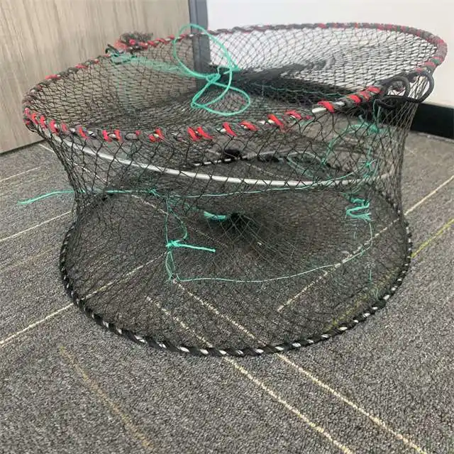 Folded Casting Portable 24 1000fishing Net Crayfish Catcher Tool Fish Cage Lobster Crab Trap