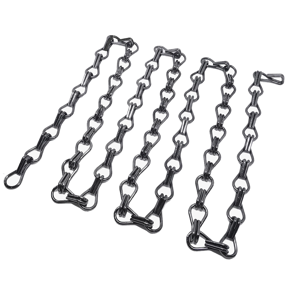 Colored Decorative Aluminum Double Jack Chain for Curtain