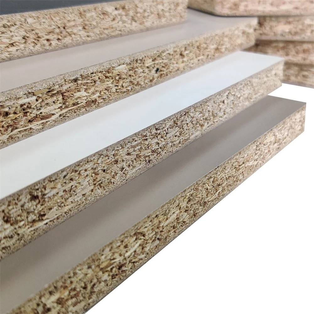 2100*2800 HMR Melamine Particle Board 16mm para armario de pared Paneles