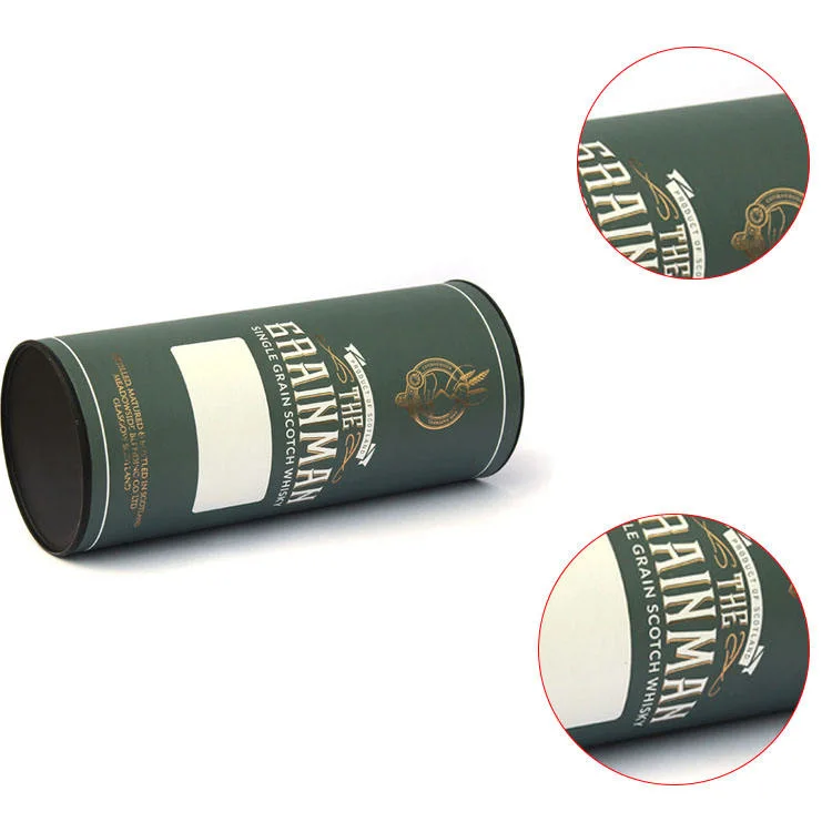 Custom Round Milk Powder Boxes Kraft Cylinder Packaging Box Paper Tubes for Snacks