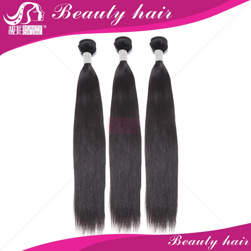 A Grade Malaysian Virgin Hair Straight Human Hair Weaves Hair Products Malaysian Straight Hair Natural Black