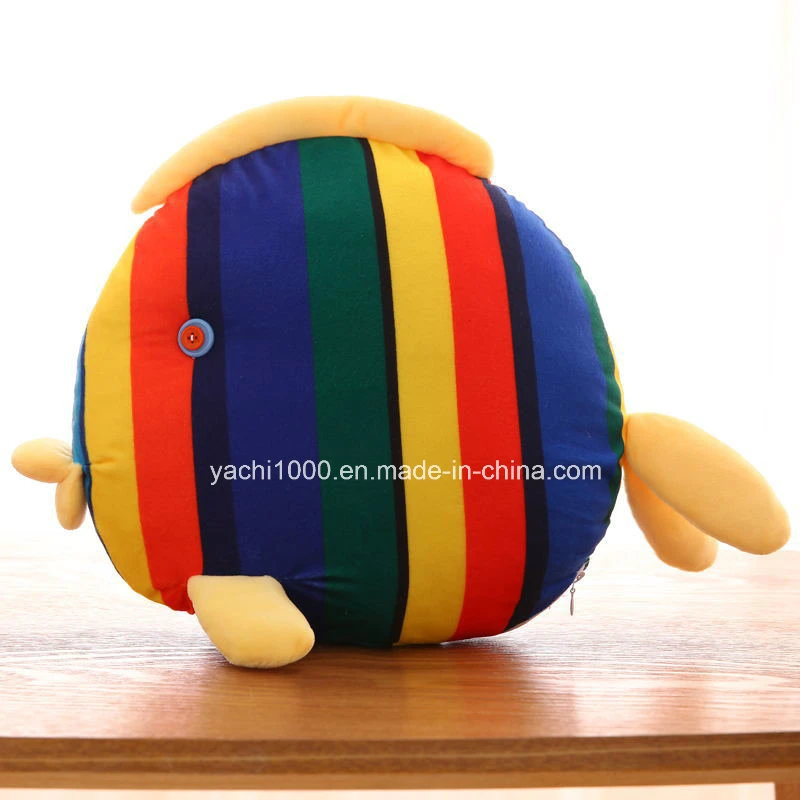 Rainbow Stuffed Plush Toy Fish