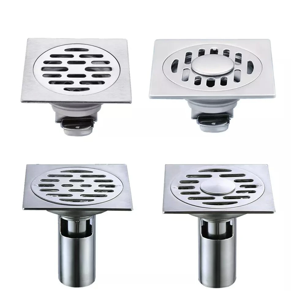 Kitchen Stainless Steel Floor Shower Drain Cover Strainer