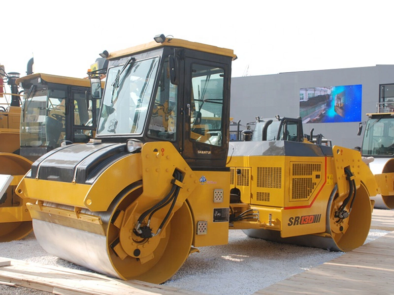 Mini 3 Tons Double Drum Road Roller Sr03MD From Shantuo Brand