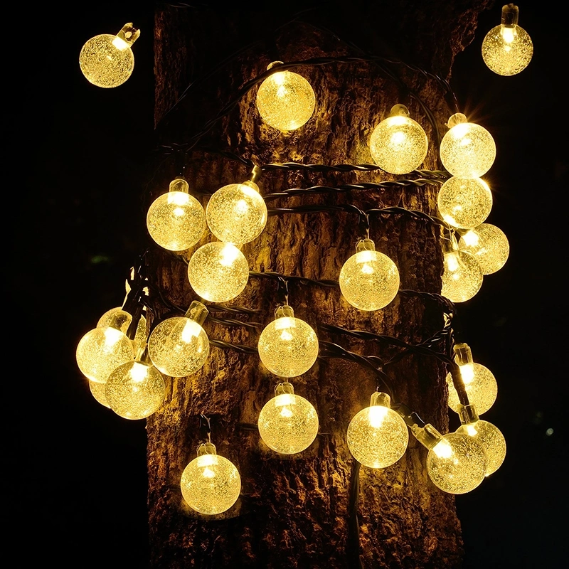 Exterior impermeável 10m String 60LED modos duplos Natal Halloween Solar Luzes LED de jardim para decoração de férias