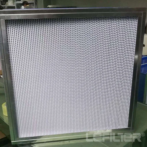 AHU System H13 H14 Mini Pléat filtro HEPA para productos farmacéuticos