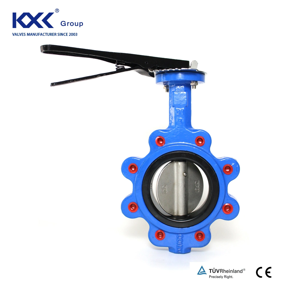 Lt Cast Ductile Iron Wafer Lug Type Butterfly Valve with Hand Lever