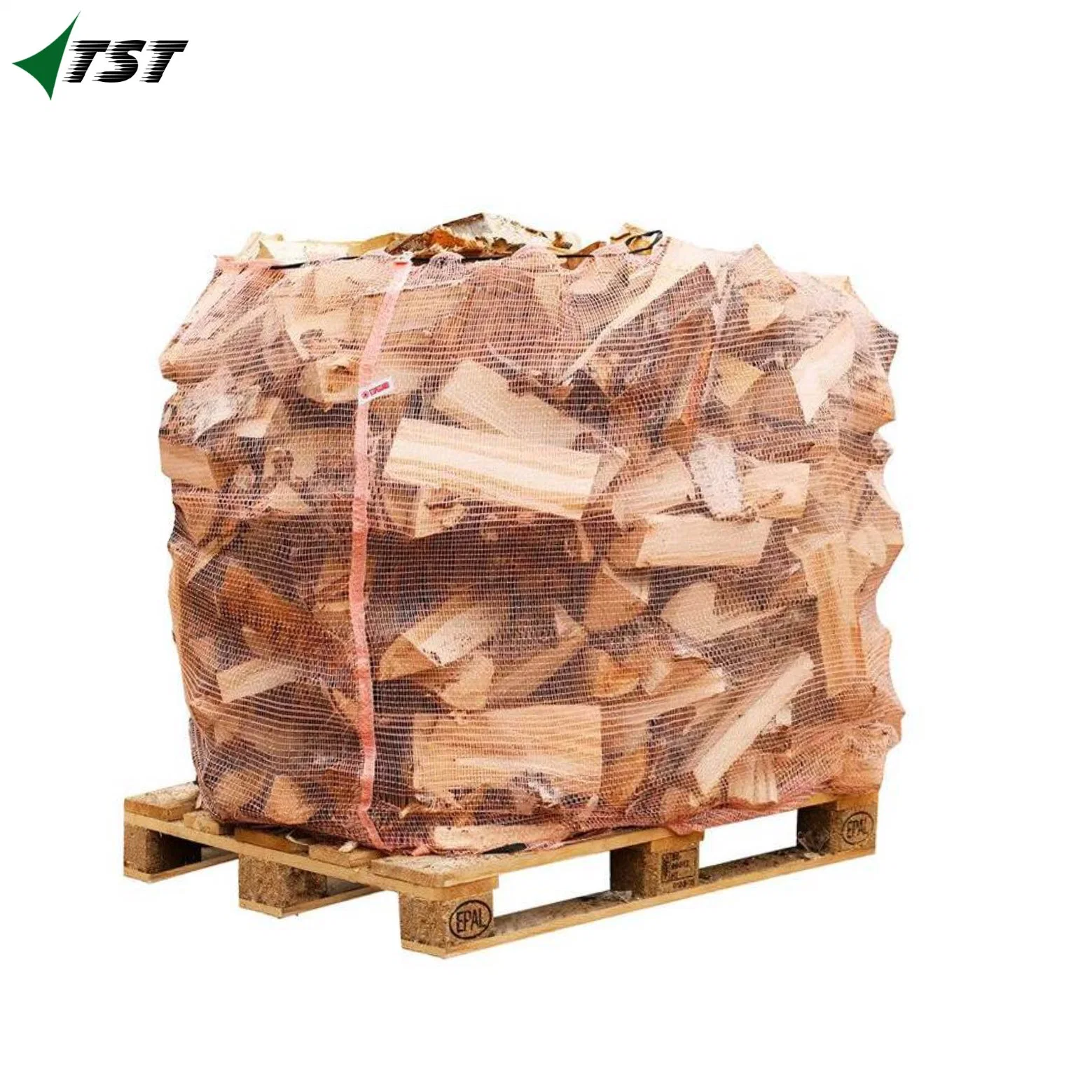 PP Woven Tubular Mesh Net Bag for Firewood Vegetable Packing