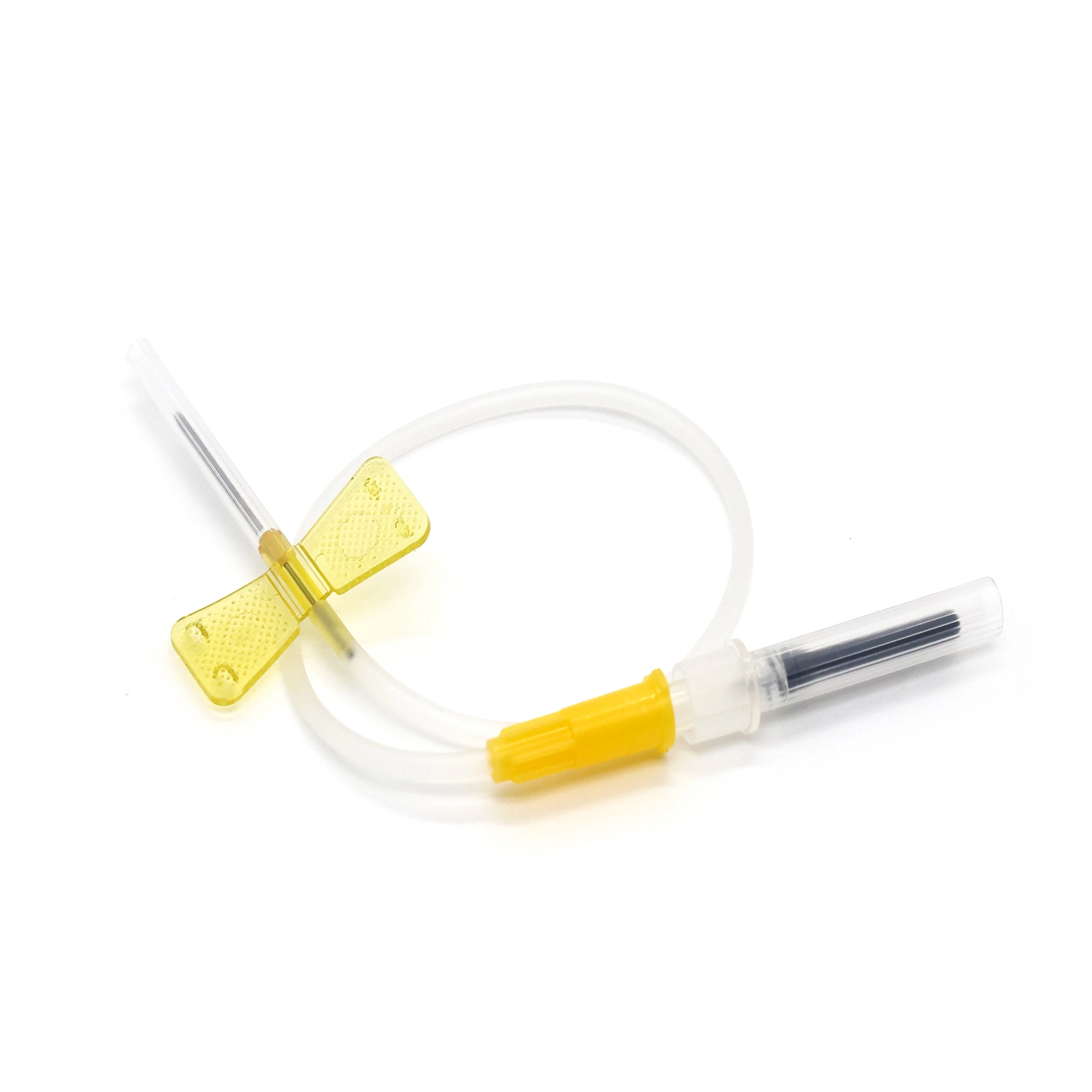 Sterile Hospital Use IV 20g Yellow Wing Butterfly Blood Collection Needle