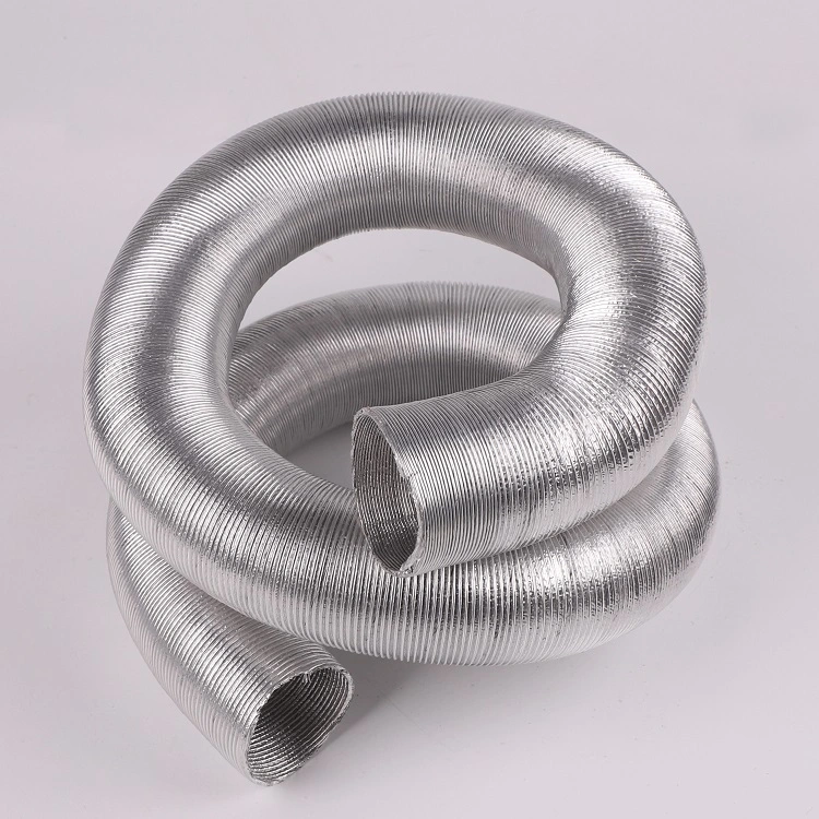 100-315mm SAA Aluminum Flexible Duct Air Condition Semi Rigid Flexible Duct