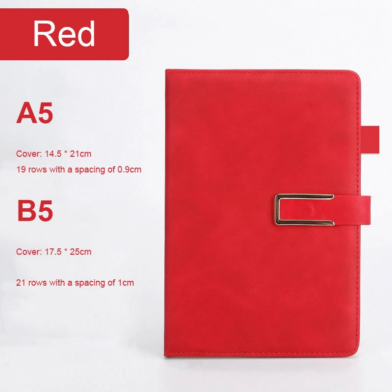 Cc_Printing Manufacturer New Design A5 PU Leather Planner Notebook with Magnetic Buckle Lock