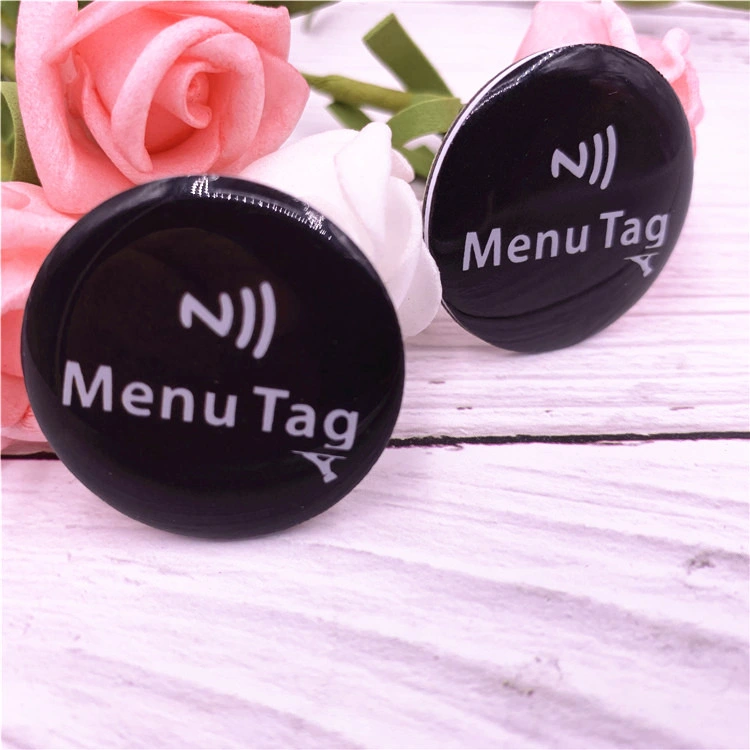 E Restaurant NFC Tag Social Media RFID Business Card