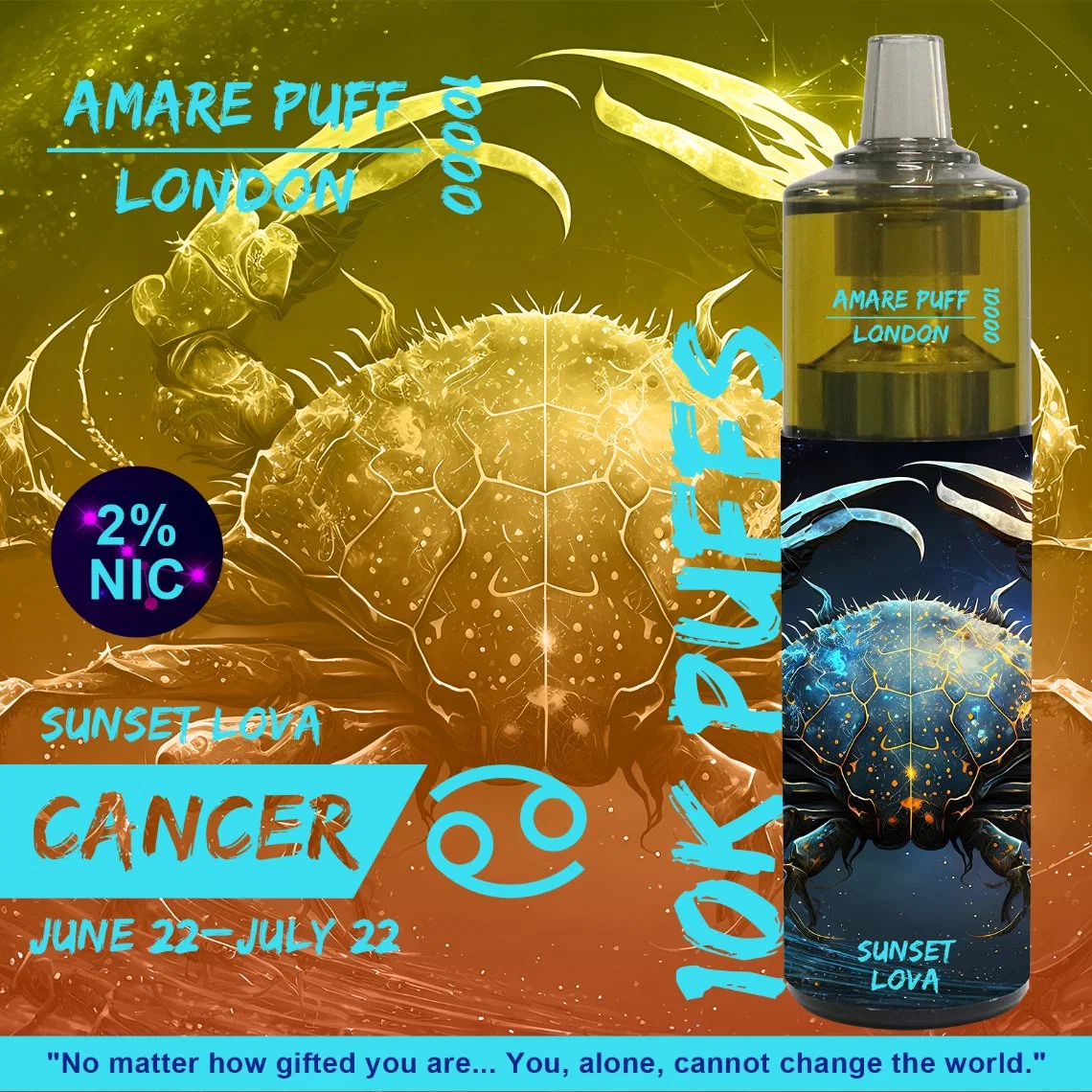 Amare Puff London 10K Puff Tornado 7000 Puffs Pod Flavor Gorilla King Vape Cloud Bar 10000 Puffs