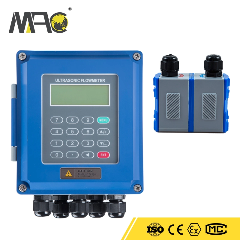 Waterproof Flexim Inline Ultrasonic Flowmeter Flow Meter Sensor