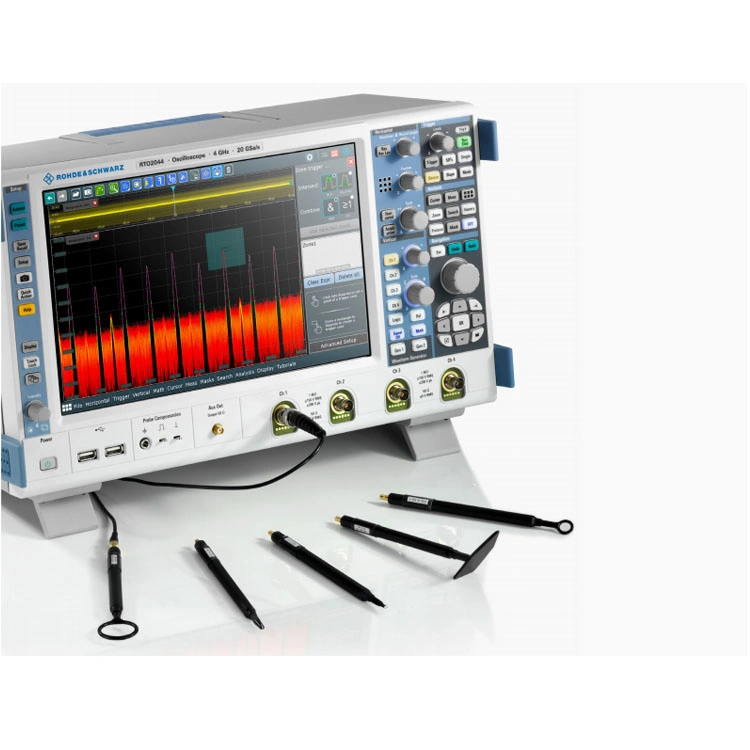 Rohde-Schwarz Rto2034 componente de calibración de la sonda de osciloscopio de almacenamiento digital