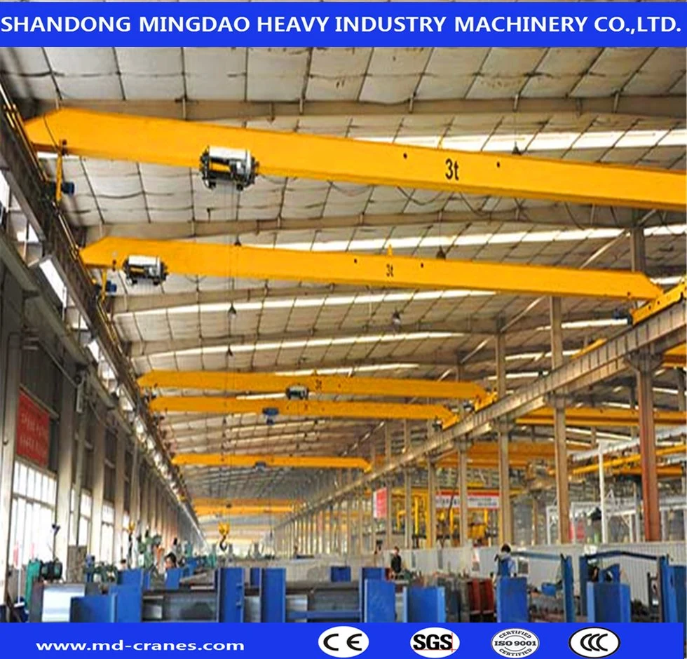 ISO/CE/SGS New Type 5t 15t 30t to 300t Capacity Construction Equipment Highest Work Class European Wire Rope Hoist Best Eot Single Girder Overhead Crane