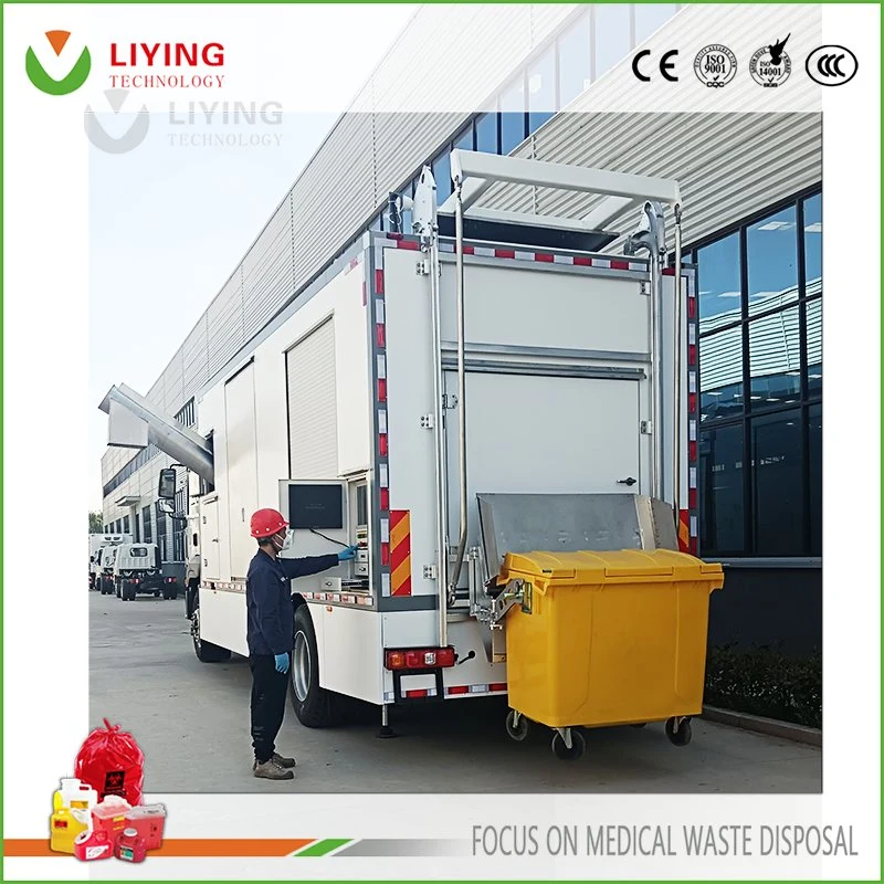 Hospital/Clinic Disposal Microwave Medical Waste Sterilizer Vehicle Equipment for Sale