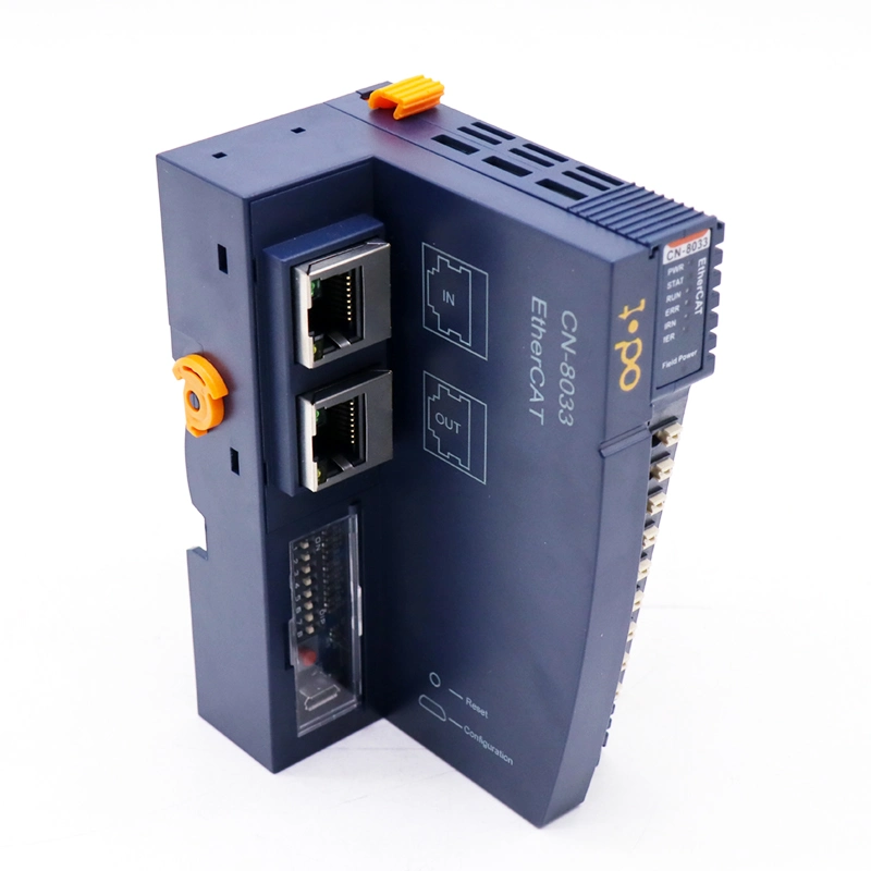 Distributed Io System with Ethercat Networ Adapter Support Industrial PLC Connection Remote Io Modules Extendible