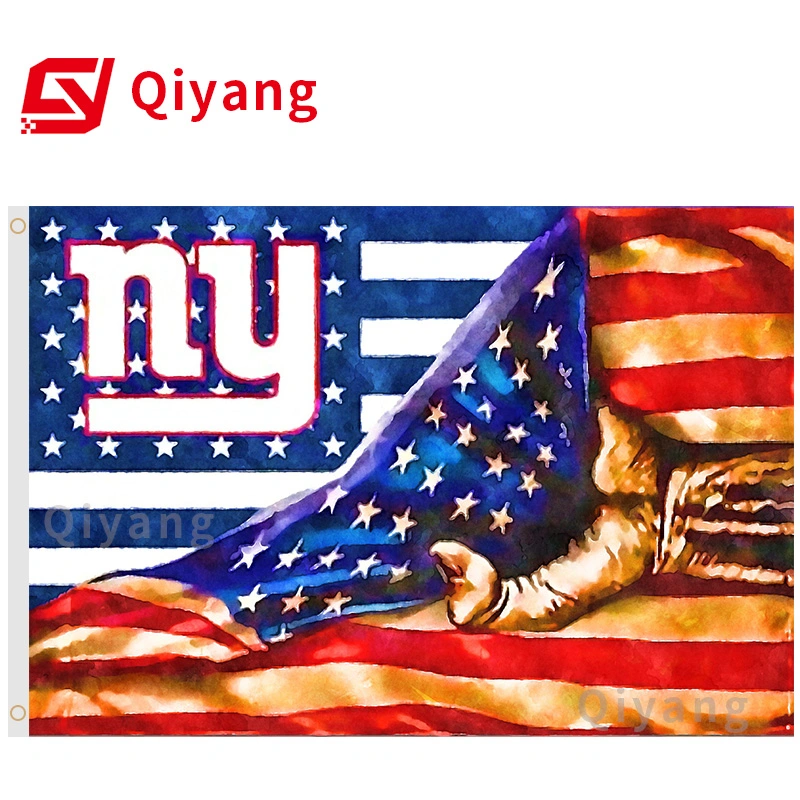 Custom Made 3X5 Polyester Single Sided Widely Used Hot Sale Rts 2022 NFL Custom Sport Football Team Flag Banner