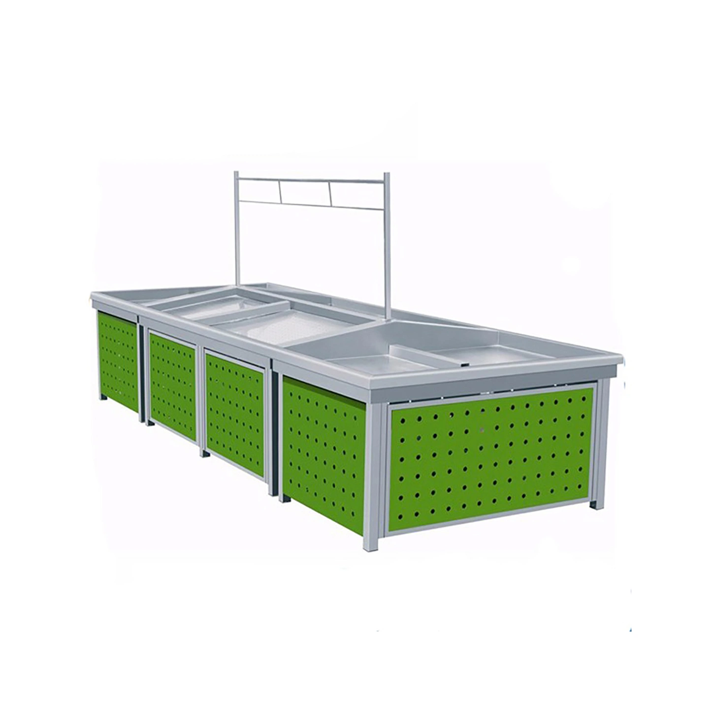 Compact Fruit and Vegetable Shelves for Limited Retail Area